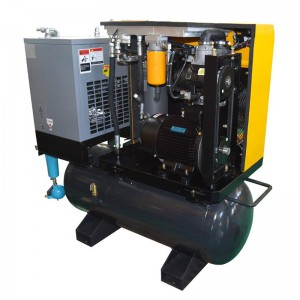Compressor de ar de parafuso integrado quatro em um